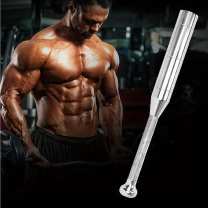 Adjustable Steel Club Bell Macebell Indian Club 6.5-17.5LB Strength Training Grip Power Workout for Men & Women