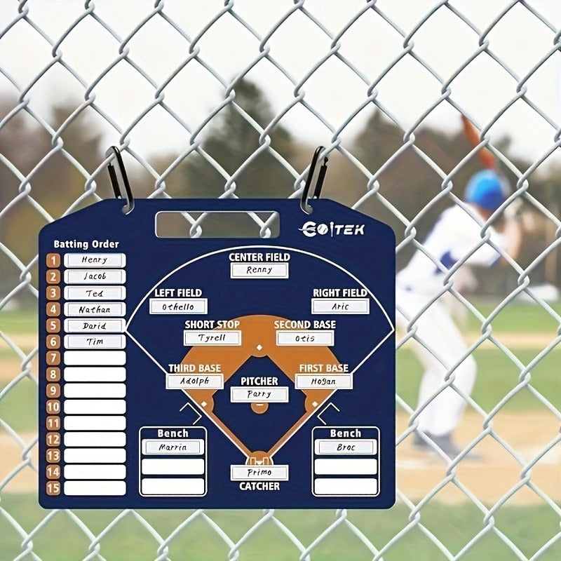Magnetic Baseball Lineup Coach Board – Erasable Tactical Board