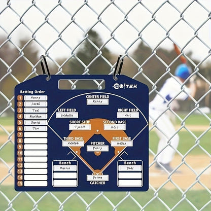Magnetic Baseball Lineup Coach Board – Erasable Tactical Board
