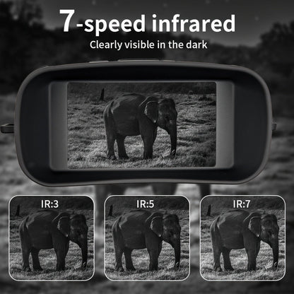 Digital Night Vision Monocular 6X – Infrared Night Vision Scope with 2000mAh Battery, 3" LCD Screen & Photo/Video Recording for Hunting Camping Wildlife