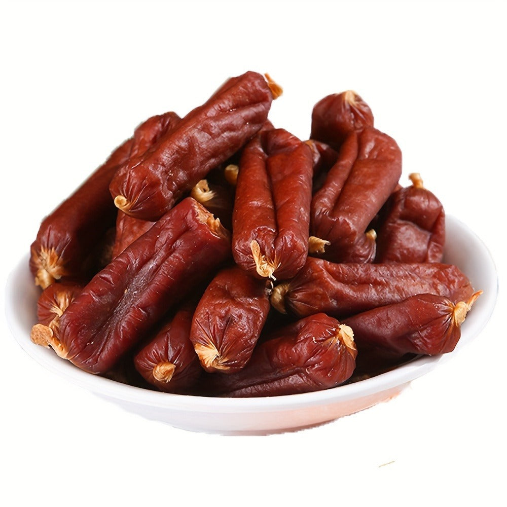 Soft Chew Dog Sausage Treats – Chicken & Duck Flavor, High Protein Fresh Meat Training Treats for Small, Medium & Large Dogs, Positive Reward Snack (7.1oz / 1.8lbs / 2.7lbs / 14.1oz)