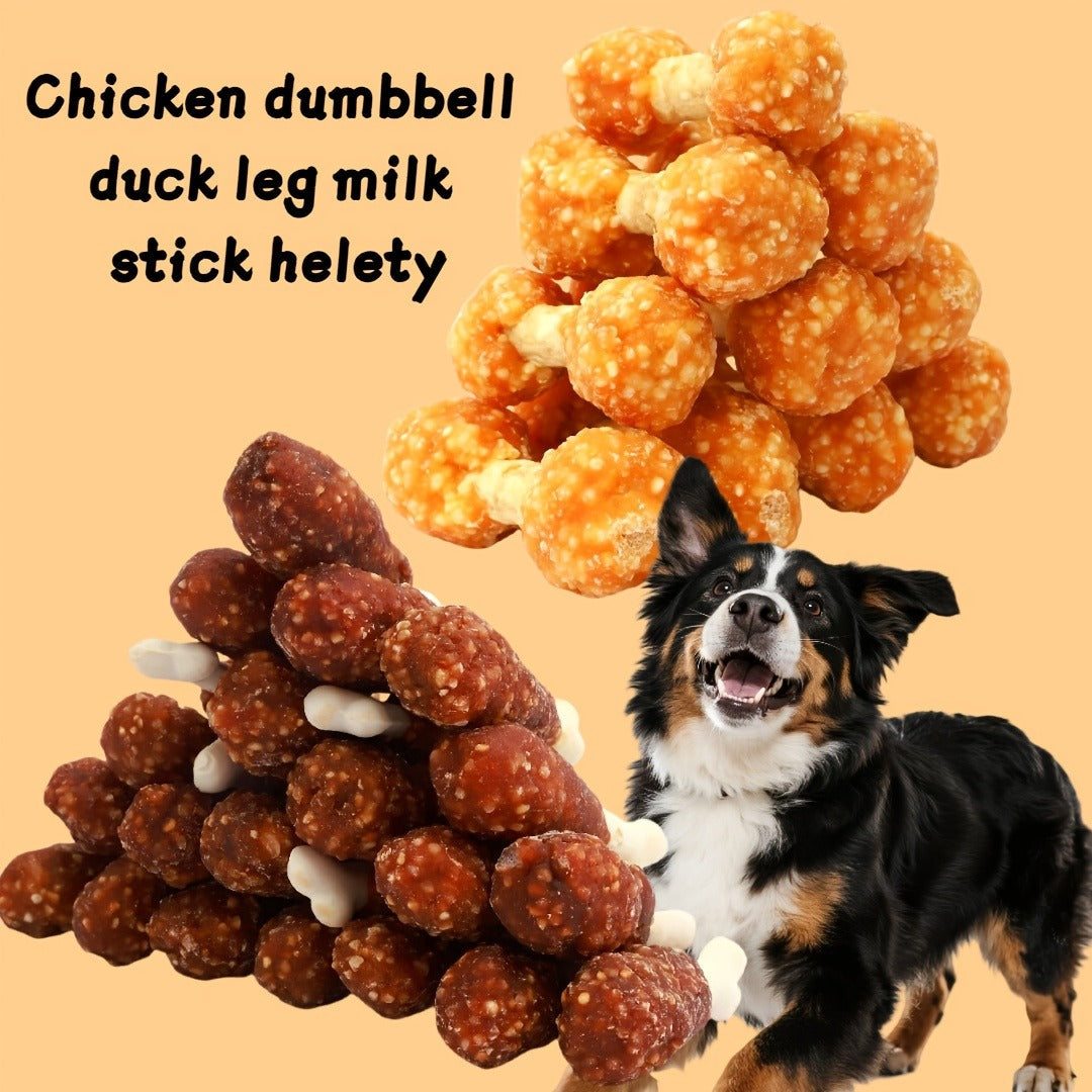 Natural Dog Treats Set Duck Chicken Milk Stick Sweet Potato Grain Free High Protein Low Fat Dental Health Gift Box Combinations for Dogs