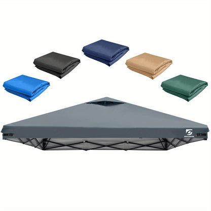 10x10 Canopy Replacement Top Cover for Straight Leg Tents – Ventilation Ports, Instant Shade, 11 Color Options – Waterproof Pop-Up Canopy Top for Camping, Outdoor Events & Backyard (Top Cover Only)
