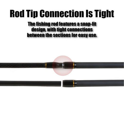 Carbon Fiber Fly Fishing Rod and Reel Combo Set 165cm Aluminum Alloy Reel EVA Grip Left Right Hand Fly Fishing Kit Black Gold Beginner Outdoor Fishing Gift