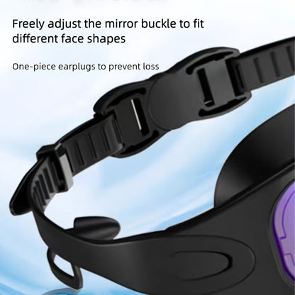Anti-Fog Swimming Goggles Set – UV Protection, Earplugs & Nose Clip