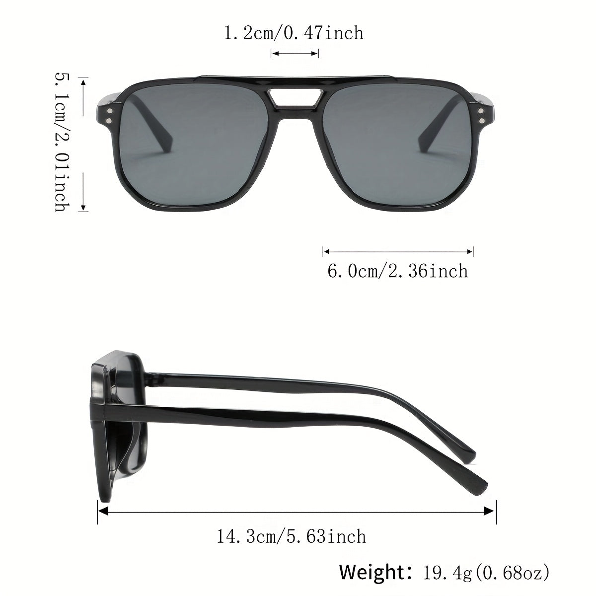 Oversized Round Novelty Glasses 12 Pack Multicolor Tortoiseshell - Double Frame Full Rim Plastic Eyewear Bulk Set for Party Prom Photo Shoot Costume, European American Style Decorative Glasses Men Women