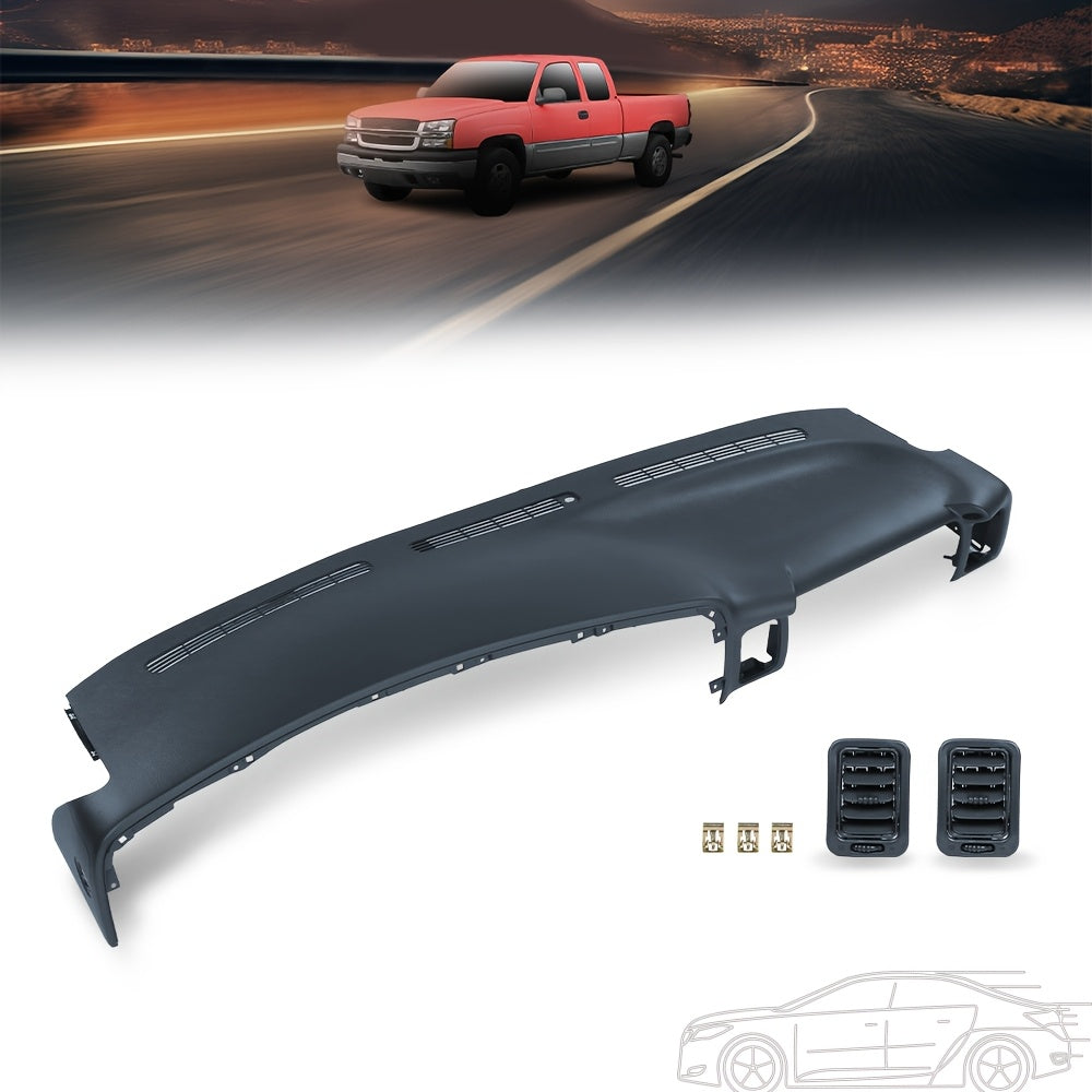 Dash Cap Dashboard Cover for Chevy Silverado & GMC Sierra 1999-2006 - Ventilated Dash Cover with Grille, Fits 1500 2500HD 3500 Avalanche Tahoe Suburban Yukon XL