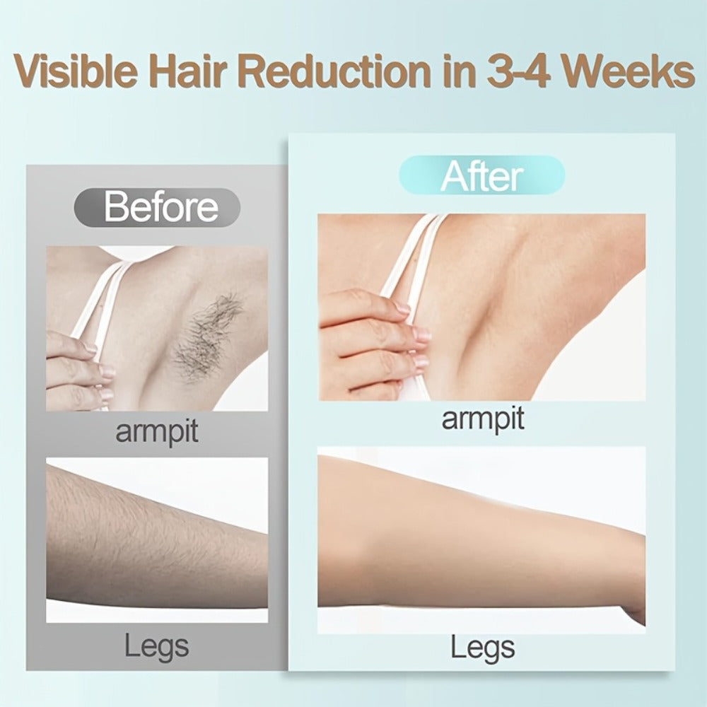 IPL Hair Removal Device Sapphire Ice Cooling Painless 999900 Flashes 9 Modes – At-Home Permanent Hair Reduction for Women Men Face Body Bikini Underarms Legs