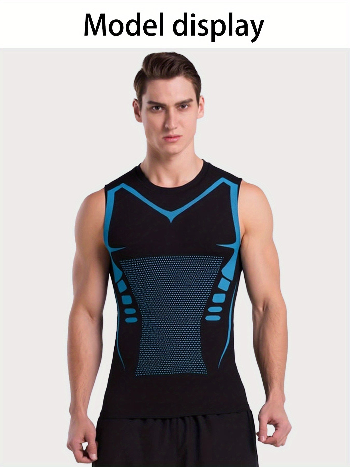 Men's American Flag Performance Shirt - Sleeveless 015717