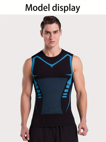 Men's American Flag Performance Shirt - Sleeveless 015717