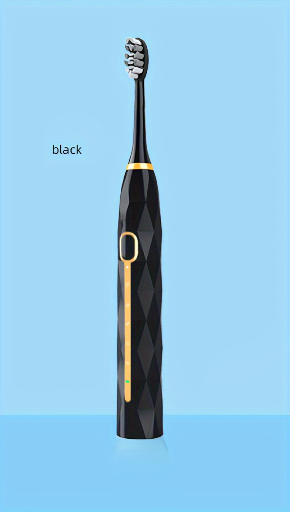 IPX8 Sonic Electric Toothbrush with 8 Replacement Brush Heads — Metal Shaft, USB Rechargeable 500mAh, Travel Case & Holder, Deep Plaque Removal for Adults Men & Women, 5 Colors