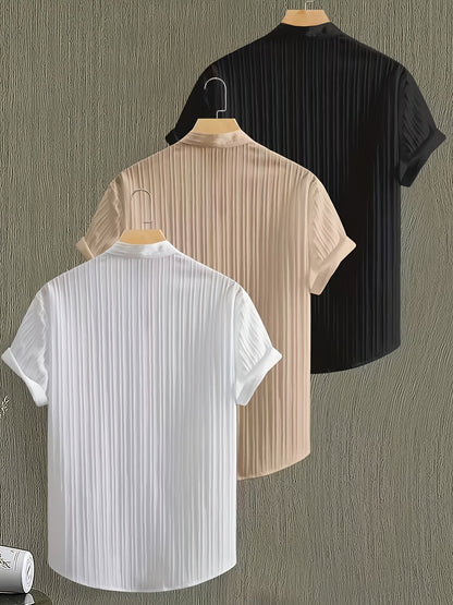 Men's Striped Casual Shirt - Regular Fit