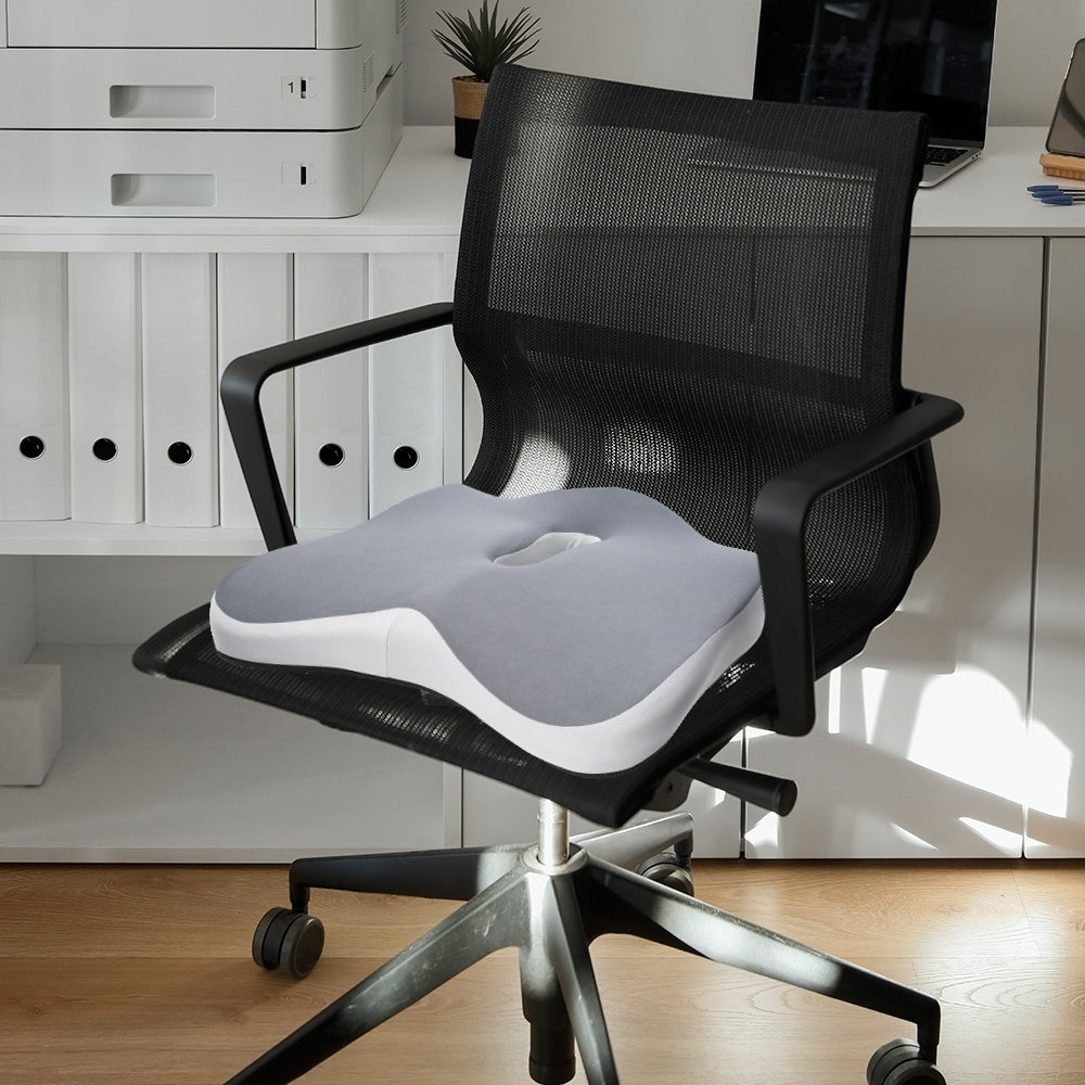 1pc of Ergonomic Memory Foam Cushion for Coccyx Support - Designed for Office Chairs, Washable, And Provides Comfort for Wheelchairs And Car Seats with a Soft Seat Pad