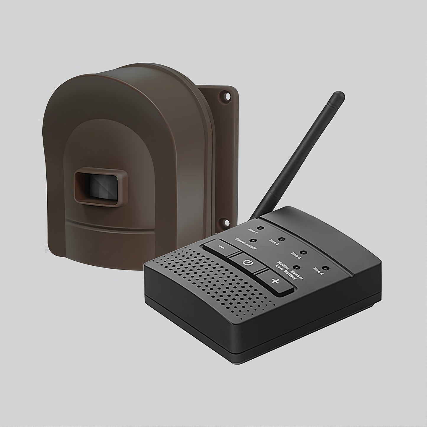 Driveway Alarm Wireless Sensor System 1/2 Mile Range – Motion Sensor Detector for Home, Mailbox & Perimeter Security, Battery Operated, 38 Ringtones