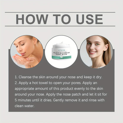 Blackhead Peel-Off Nose Mask 50g with Hyaluronic Acid, Salicylic Acid & Aloe Essence – Deep Pore Cleansing Strips for Smooth Skin, Daily Use