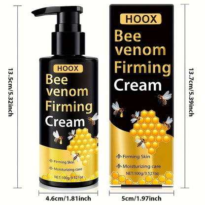Bee Venom Firming Cream 100g for Face Neck Abdomen & Body - Moisturizing Anti-Aging Skin Tightening Cream for Sagging Loose Skin Smoother Firmer Younger-Looking Skin Women