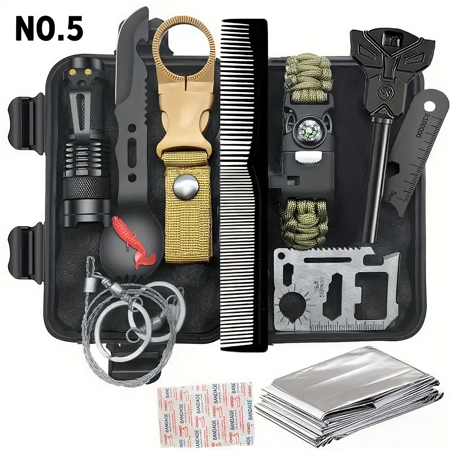 Combat Survival Tool Kit – Tactical Emergency Gear Set