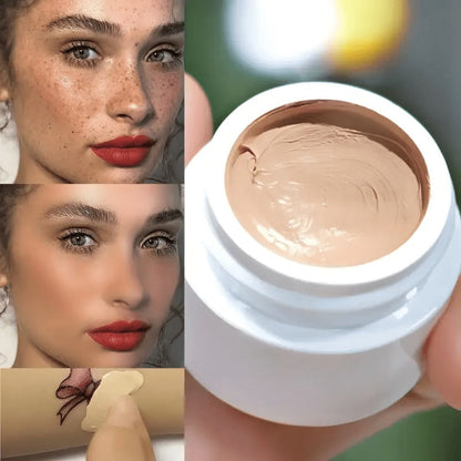 Waterproof Concealer Cream Set of 3 - Full Coverage Dark Spot & Tattoo Cover Concealer Paste for All Skin Types - Natural Finish Makeup Concealer