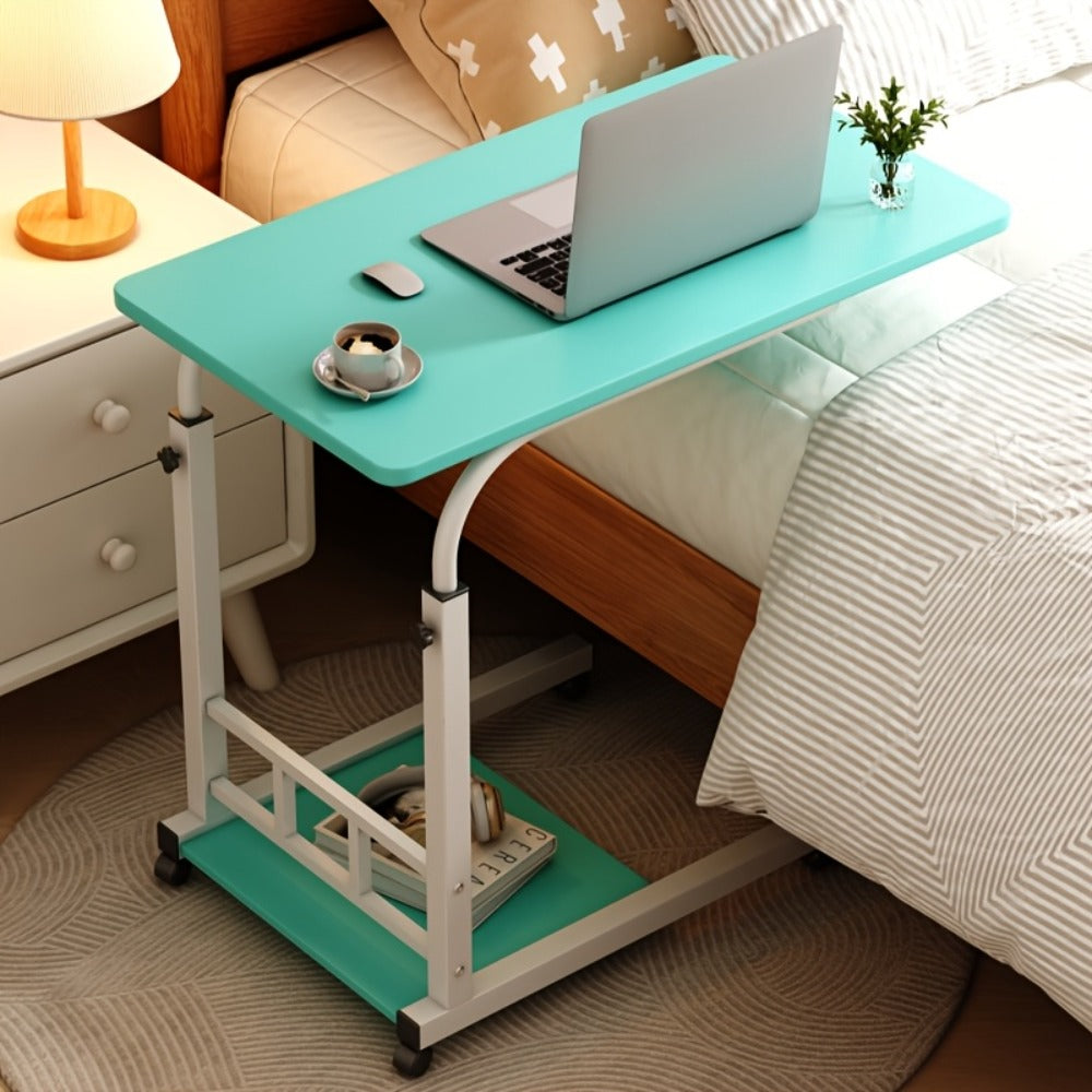 Bedside Table with Wheels Adjustable Height – Multi-Style Nursing Care Table for Elderly & Patients | Single & 3-Tier Rolling Overbed Dining Table, Home Medical Convalescent Furniture, 13 Styles