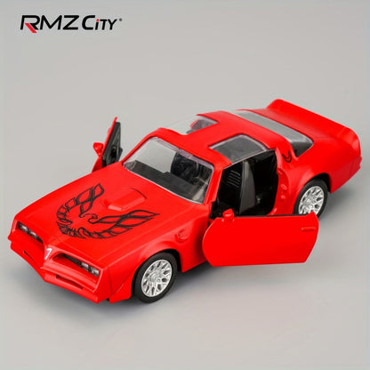 1:36 Scale Pontiac Firebird Die-Cast Toy Car with Opening Doors & Pull-Back Action – Vintage Alloy Sports Car Model for Boys Girls Collectors | Christmas Birthday Gift