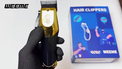 T-Blade Hair Clipper Set for Men - Golden Series USB Rechargeable Trimmer Kit with Guide Combs & Cleaning Brush, 1pc 2pcs 3pcs Options, Edge-Up Fade Beard Grooming, Gift for Men