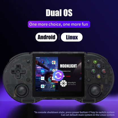 Anbernic RG353P Handheld Game Console Dual OS Android 11 Linux SNES Style 3.5-Inch IPS HDMI Retro Emulator 3500mAh 2GB RAM Wi-Fi Bluetooth