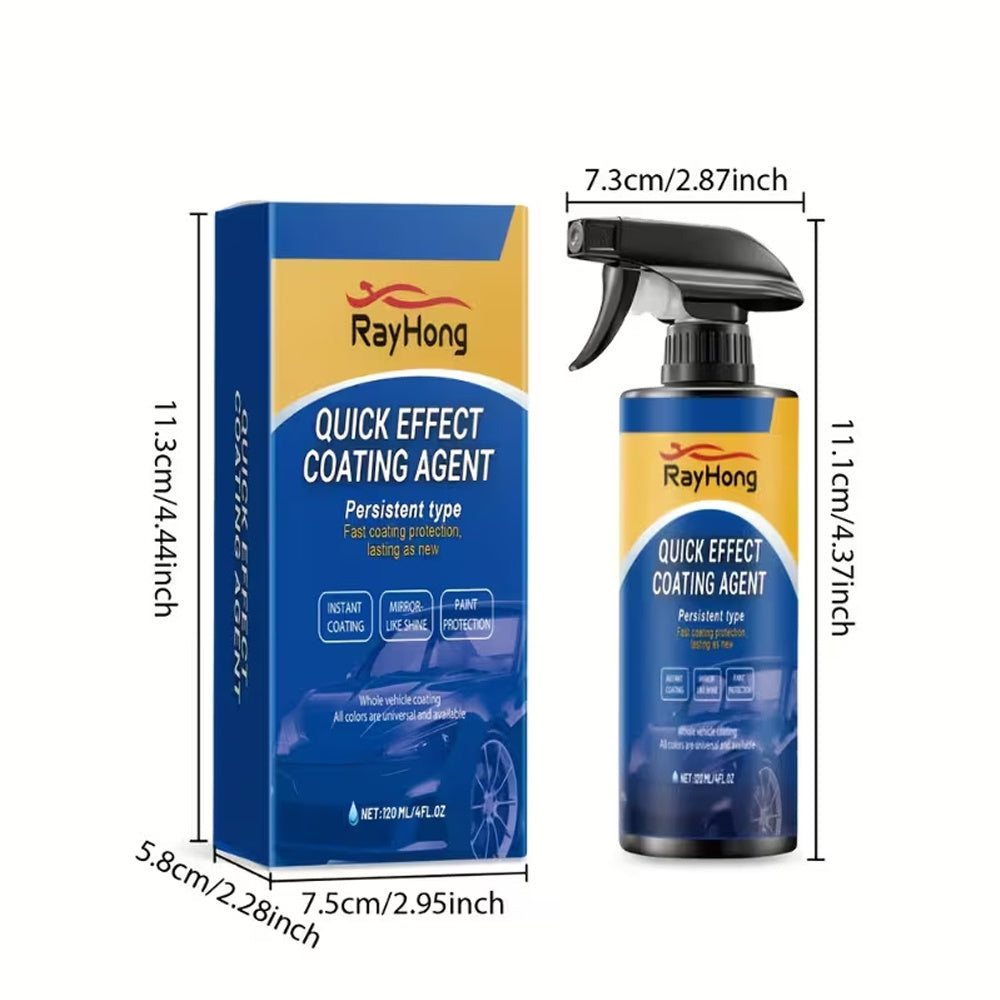 3-In-1 Nano Coating Spray Designed for Vehicles - Car Coating Liquid for Waterproof Gloss, Scratch Removal And Long-Lasting Protection, Easy Spray-On Formula, Enhance Car Protection And Repair, Creating a Durable Protective Layer (6pcs)