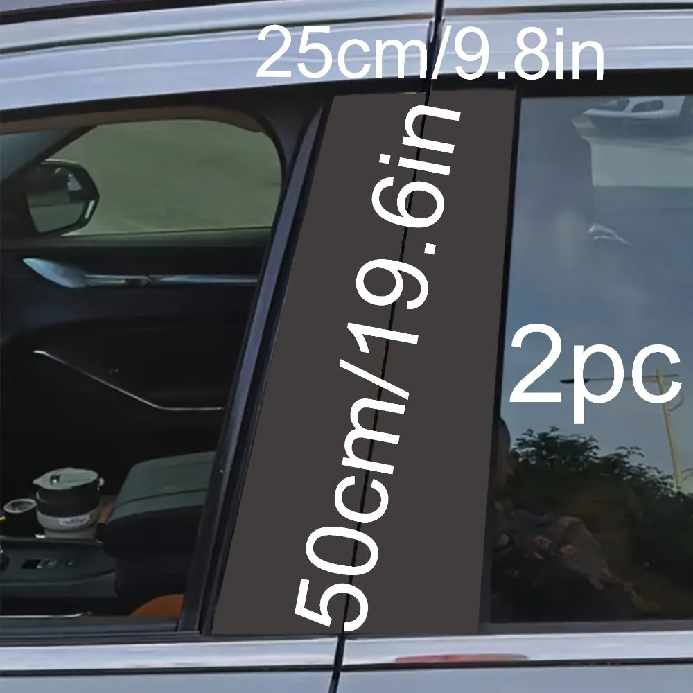 Horror Masked Figure Car Stickers 2PCS - Matte Vinyl Waterproof Scratch-Resistant Decals, Easy Apply No Residue, Halloween Car Window Bumper Sticker Set