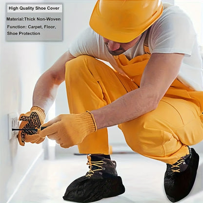 Disposable Shoe Covers - 100-Pack Anti-Slip 557349