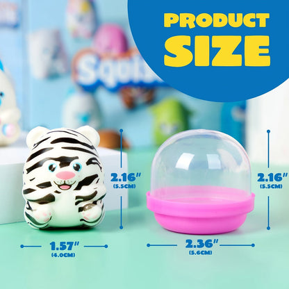 Mochi Squishy Toys 20 Pack – Slow Rising Cute Animal Squishies Bulk Party Favors for Kids, Classroom Prizes, Birthday Goodie Bag Stuffers, Pinata Fillers, Halloween Valentine's Day Gifts