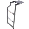 Pickup Truck Tailgate Ladder, Universal Fit Truck Bed Ladder for Easy Access to Truck Bed, Durable and Sturdy Rear Truck Ladder for Camping, Loading and Unloading