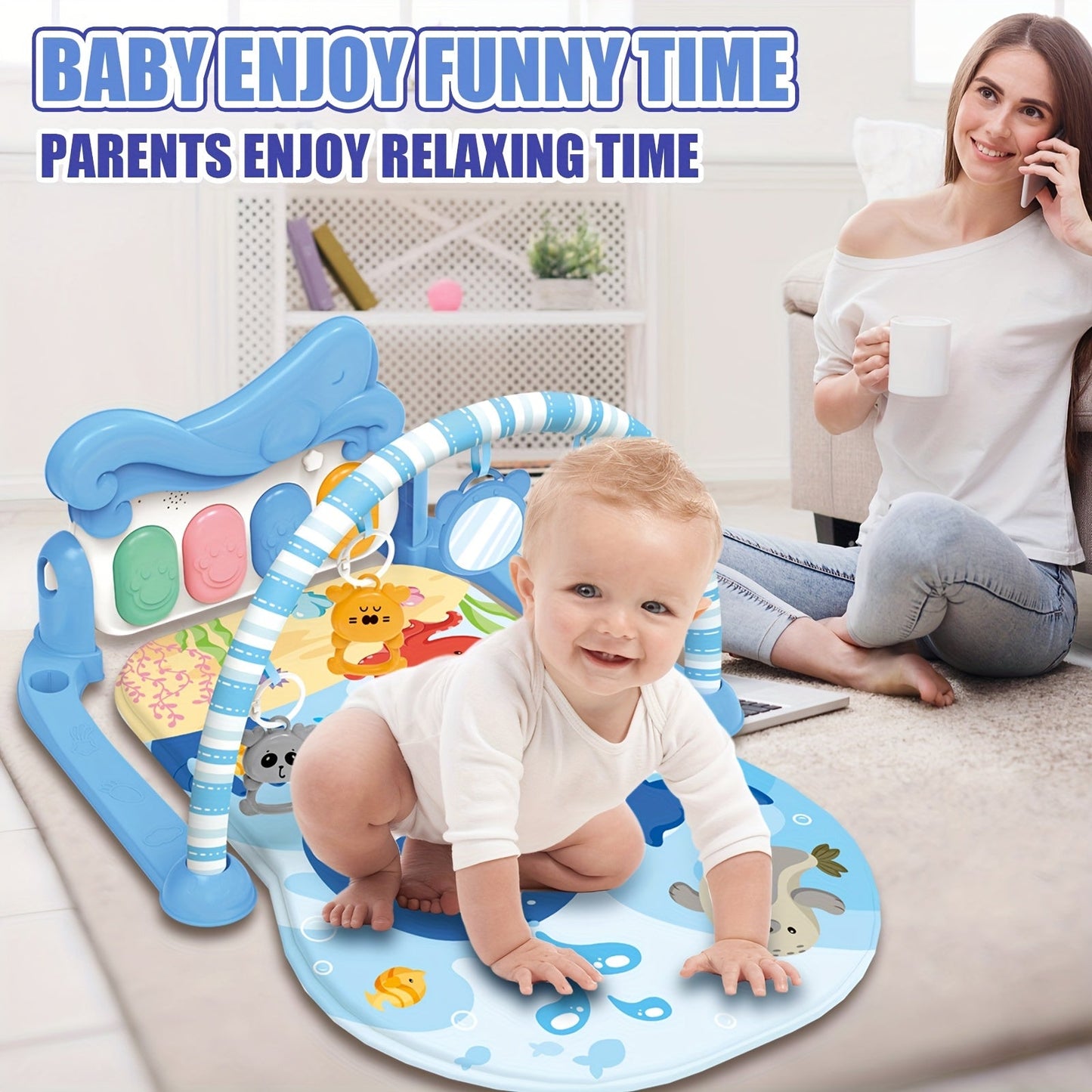 Baby Play Gym - Mat Floor Kick Piano
