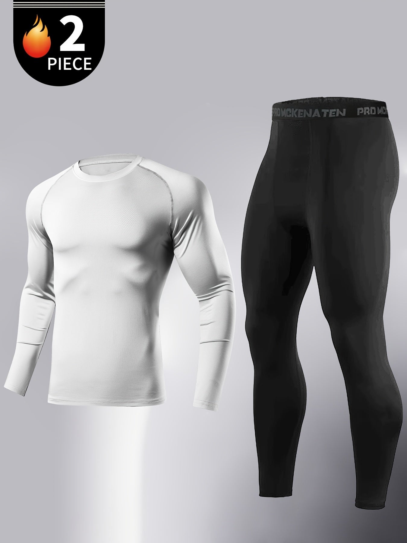 Men's Solid Color Performance T-Shirt - Long Sleeve 766565
