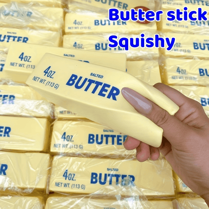 7pcs Squeeze Stick Sensory Stress Relief Toys Set – Slow Rise Squishy Butter Sticks for Kids Adults Anxiety Relief Fidget Sensory Play Gift