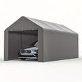 Carport Tent Car Ports Party Tent Heavy Duty Car Tent Car Shelter 10x20 Portable Garage Metal Storage Shelter Outdoor Event Tent Sun Shade with Removable Sidewalls & Doors, 230g Water-resistant PE Cover