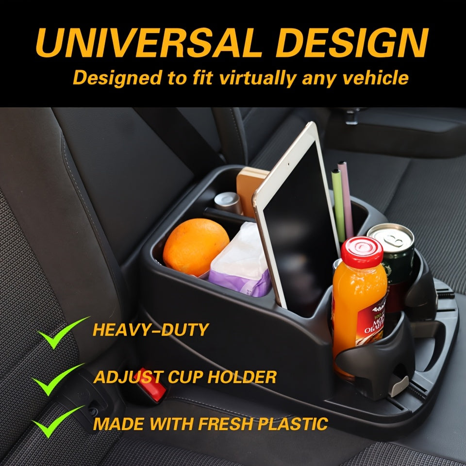 Yidong Is Ideal for Compact Central Consoles, Vehicle Storage Shelves, And Cup Holders Designed for Cars, Trucks, Vans, And Suvs (In Black)