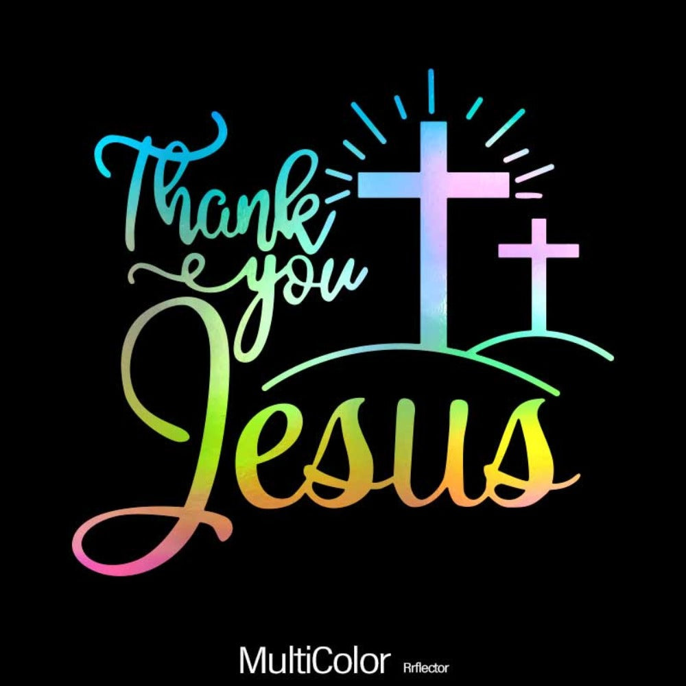 Christian God Car Stickers 4pcs – Waterproof Vinyl Bumper Decals for Cars, Laptops, Water Bottles, Motorcycles & Windows, Faith Cross Religious Sticker Set, Multi-Color Options
