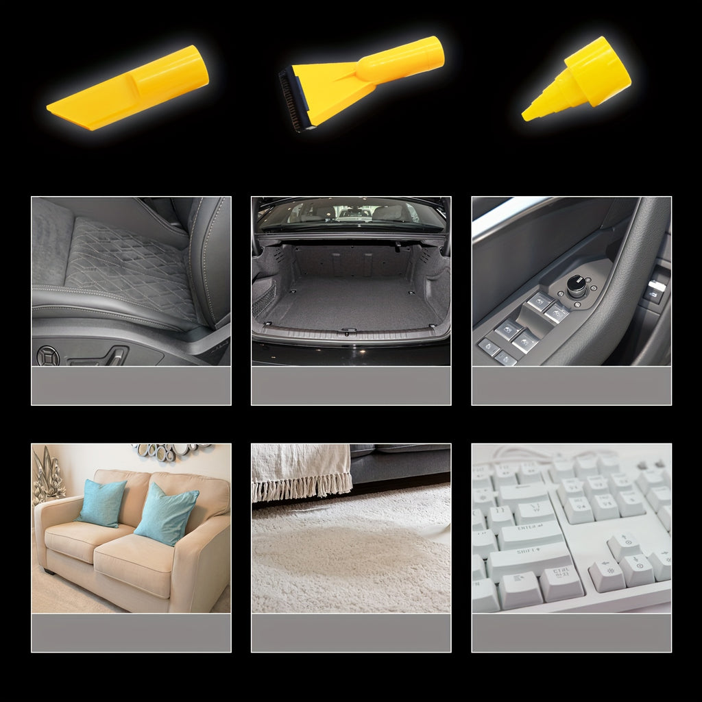 Vehicle Mounted Suction And Blowing Double Use Bucket Vacuum Cleaner Car Portable Multi Function Tool Cylinder Style Large Capacity Vacuum Cleaner Automobile Interior Cleaning Tool
