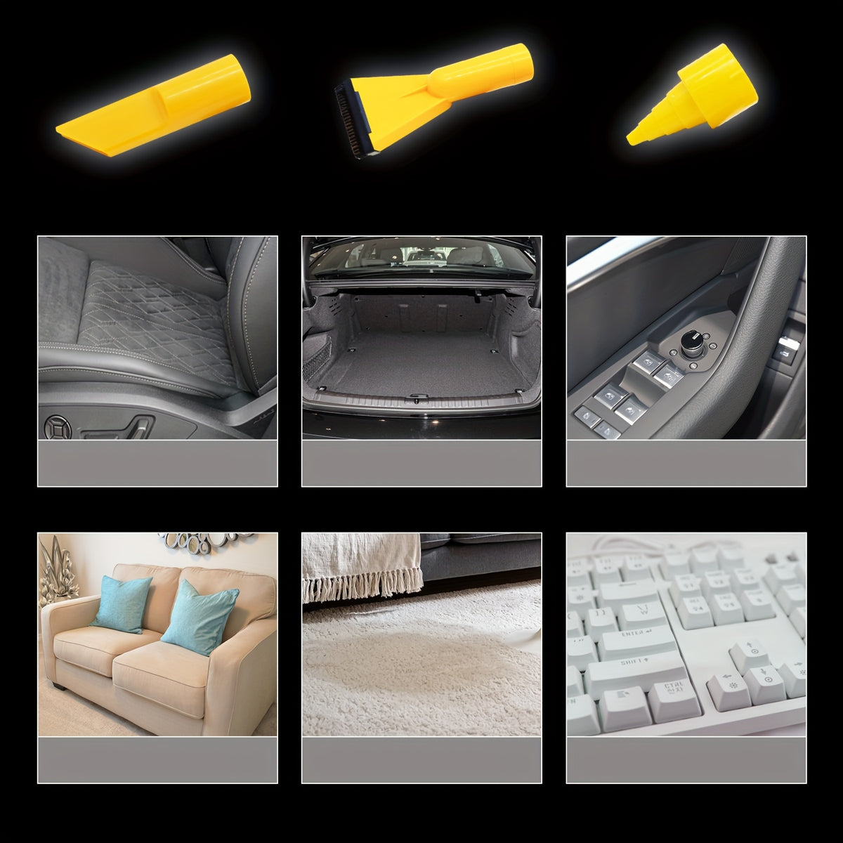 Vehicle Mounted Suction And Blowing Double Use Bucket Vacuum Cleaner Car Portable Multi Function Tool Cylinder Style Large Capacity Vacuum Cleaner Automobile Interior Cleaning Tool