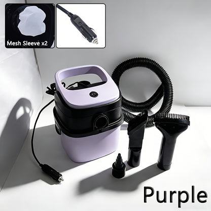 Vehicle Mounted Suction And Blowing Double Use Bucket Vacuum Cleaner Car Portable Multi Function Tool Cylinder Style Large Capacity Vacuum Cleaner Automobile Interior Cleaning Tool