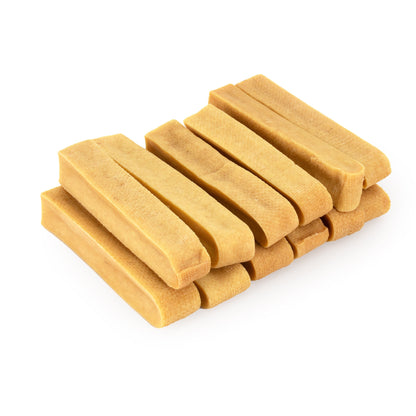 Himalayan Yak Cheese Dog Chews – Long-Lasting Hard Chew Treats, High Protein & Limited Ingredients, Natural Dental Chew for All Dog Sizes, Small / Medium / Extra Large (Single or 4-Pack)
