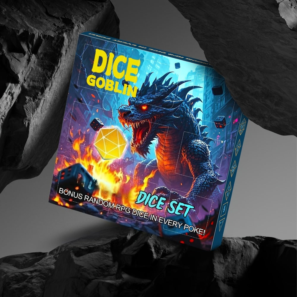 Mystery Box DnD Dice Set 72pcs Blind Box 9 Sets Random Polyhedral Dice with Pouches – D4 D6 D8 D10 D12 D20 Surprise Gift for D&D RPG Tabletop Gamers
