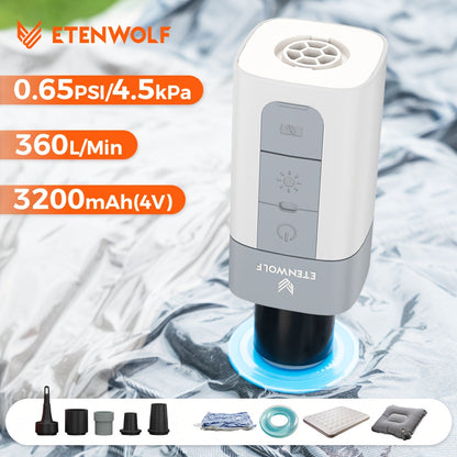 Portable Electric Air Pump 3200mAh – Inflate & Deflate Fast