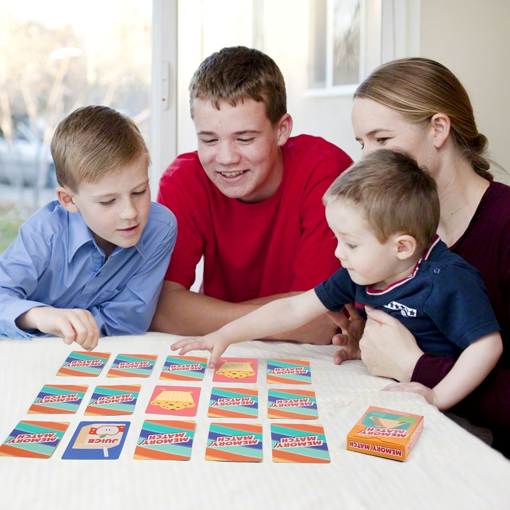 Kids Card Games 6 in 1 Set with 6 Decks Go Fish Old Maid Crazy Eights Memory Match Slap Jack Animal Cards for Ages 4+ Family Game Night Birthday Christmas Stocking Stuffer