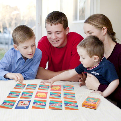 Kids Card Games 6 in 1 Set with 6 Decks Go Fish Old Maid Crazy Eights Memory Match Slap Jack Animal Cards for Ages 4+ Family Game Night Birthday Christmas Stocking Stuffer