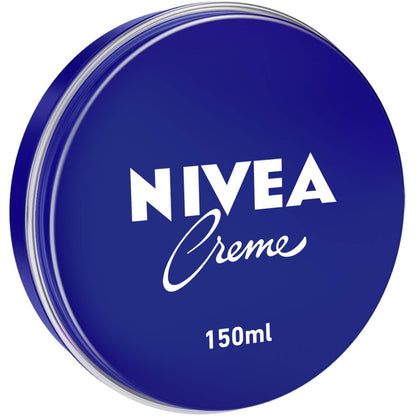 NIVEA Creme 150ml — All-Purpose Moisturizing Cream for Body Face & Hands | Deep Hydration for Dry & Sensitive Skin | Classic Daily Moisturizer with Eucerit | Dermatologist Tested Unisex Skin Care 5oz
