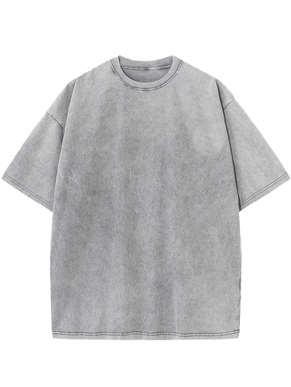 Men's Vintage T-Shirt - Round Neck Short Sleeve Everyday Style 935525