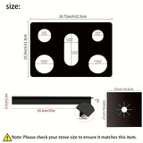 Protective Cover + 2 pcs Adhesive Tape + 1 pc Square
