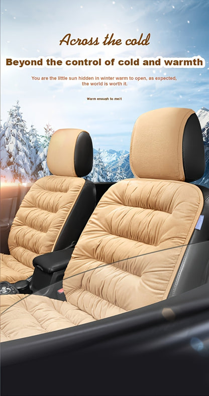 Memory Foam Car Seat Cushion with Storage Bag, Anti-Slip Rubber Bottom Driver Seat Backrest Pad, Single Seat Vest-Style Comfort Cushion for Car, Available in Red Beige Black