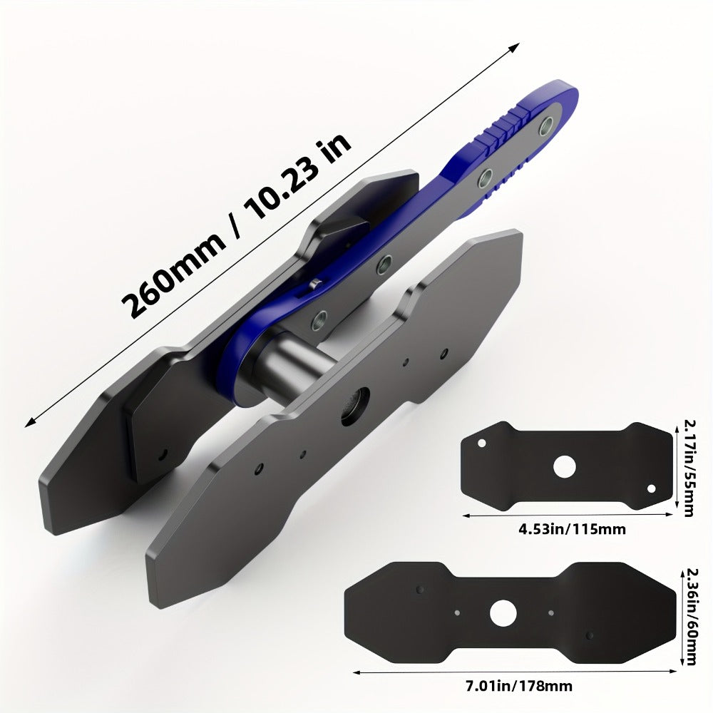 Brake Caliper Piston Press Tool - 360° Ratchet Compressor for Single, Twin & Quad Piston Disc Brakes | Alloy Steel Brake Pad Spreader